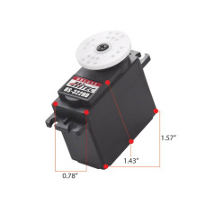 HS-322HD Servo Standard Heavy Duty 4.8V 3kg/0.19sec, 6.0V 3.7kg/0.15, 40x20x36.5mm, Analog, by Hitec. HS-322HD Servo Standard Heavy Duty 4.8V 3kg/0.19sec, 6.0V 3.7kg/0.15, 40x20x36.5mm, Analog, by Hitec.