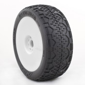 1:8 BUGGY HANDLEBAR (SUPER SOFT) EVO WHEEL PRE-MOUNTED WHITE SRP $93.98