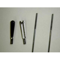 380mm Long Steel Pushrods with M2 Thread and Adjustable Steel Clevises x2 380mm Long Steel Pushrods with M2 Thread and Adjustable Steel Clevises x2
