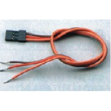 MALE Servo/Battery Lead JR (50 strand wire) MALE Servo/Battery Lead JR (50 strand wire)