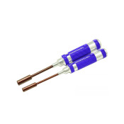 Arrowmax Purple Nut Driver Set 5.5 & 7.0 X 100MM - 2pc Set. Arrowmax Purple Nut Driver Set 5.5 & 7.0 X 100MM - 2pc Set.
