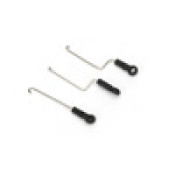 Servo Pushrod Set with ball link: 3pcs Servo Pushrod Set with ball link: 3pcs