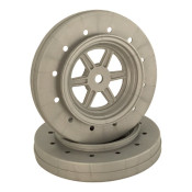 Gambler Drag Front Wheels for Accelerator Tyres / SILVER (4pc) 1.9/3.0in SRP $46.75 Gambler Drag Front Wheels for Accelerator Tyres / SILVER (4pc) 1.9/3.0in SRP $46.75