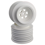 Gambler Rear Sprint Wheels with 12mm Hex / AE -TLR / WHITE (4 PC) 1.7/2.5in SRP $49.44