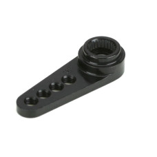 1/2 Machined Aluminum Servo Arm: 24T HRC Black 1/2 Machined Aluminum Servo Arm: 24T HRC Black