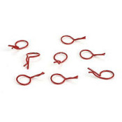 Bent Body Clips Red (8) Bent Body Clips Red (8)