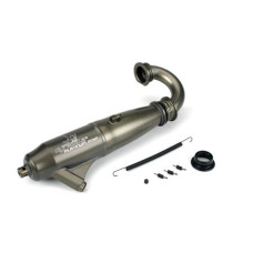 1/8 053 Mid-Range Inline Exhaust Sys:Hard Anodized 1/8 053 Mid-Range Inline Exhaust Sys:Hard Anodized