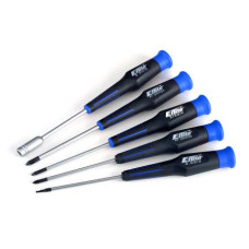 Park Flyer Tool Assortment, 5 pc. Includes precision 5.5mm nut driver with extra-long neck, #0 and #1 Phillips screwdrivers, 3/32© ball driver, and .05© hex driver Park Flyer Tool Assortment, 5 pc. Includes precision 5.5mm nut driver with extra-long neck, #0 and #1 Phillips screwdrivers, 3/32© ball driver, and .05© hex driver