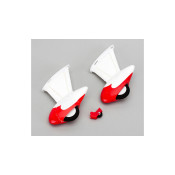 Landing Gear and Tail Wheel Set: UMX Gee Bee R2 Landing Gear and Tail Wheel Set: UMX Gee Bee R2