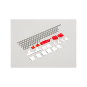 Wing Struts with Mounting Hardware: UMX Gee Bee R2 Wing Struts with Mounting Hardware: UMX Gee Bee R2