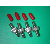 Bulkhead two way connector, 4pcs, by CY. Bulkhead two way connector, 4pcs, by CY.