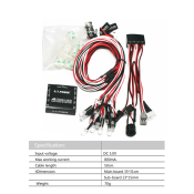 LED Car Light kit. 7 modes suite Car and Truck, 70grams, by GT Power. LED Car Light kit. 7 modes suite Car and Truck, 70grams, by GT Power.