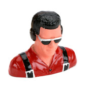 1/5 Pilot,Civilian w/Headphones&Sunglasses (Red)