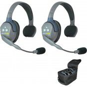 UltraLITE 2 person system w/ 2 Single Headsets, batteries, charger & case, by Eartec SRP $900.00