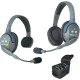 UltraLITE 2 person  system w/ 1 Single 1 Double Headset, batteries, charger & case, by Eartec SRP $940.01