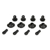 Spring Cups/Clips/Shock Ends (2): 1:5 4wd DB XL Spring Cups/Clips/Shock Ends (2): 1:5 4wd DB XL