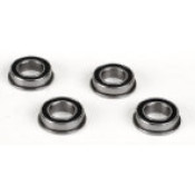 8x14x4 Flanged Rubber Seal Ball Bearing (4) 8x14x4 Flanged Rubber Seal Ball Bearing (4)
