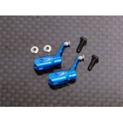 MCPX Metal Blade Grip w/ angular-contacted bearing -Blue MCPX Metal Blade Grip w/ angular-contacted bearing -Blue