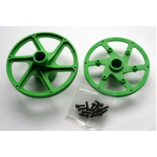 Front/Rear Rim Set Green SB5 RTR, 6574 by Thunder Tiger Front/Rear Rim Set Green SB5 RTR, 6574 by Thunder Tiger