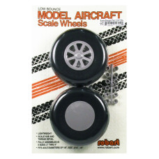 3 3/4 Inch SCALE STRAIGHT TREAD WHEEL  (pair) by Robart SRP $69.15