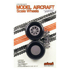 2 3/4 Inch SCALE DIAMOND TREAD WHEEL  (pair) by Robart SRP $57.59