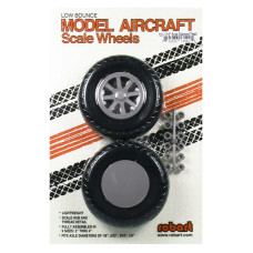 3 1/2 Inch Scale Diamond Tread Wheels (pair) by ROBART SRP $63.37