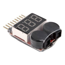 RC Pro Lipo Battery Checker Low Voltage Alarm Tester/Buzzer 1-8S RC Pro Lipo Battery Checker Low Voltage Alarm Tester/Buzzer 1-8S