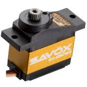 Savox Micro size 2.2kg/cm 0.09sec @ 6v Digital Servo with Soft Start, 13.6g, 22.8x12x25.4mm. SRP $46.08 Savox Micro size 2.2kg/cm 0.09sec @ 6v Digital Servo with Soft Start, 13.6g, 22.8x12x25.4mm. SRP $46.08