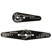 Savox Alloy Horn Clamp Type Double & Single Combo. 76mm & 38mm. Savox Alloy Horn Clamp Type Double & Single Combo. 76mm & 38mm.