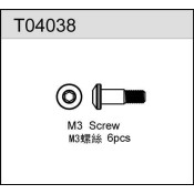 M3 Stepped King Pin Screw TM4 M3 Stepped King Pin Screw TM4