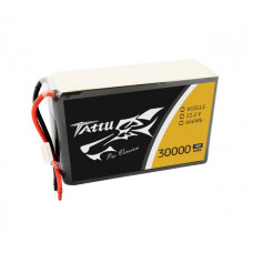 Tattu 30000mAh 6S25C LiPo Battery 22.2v. 205x131x66mm ,weight 3673g SRP $1288.45 Tattu 30000mAh 6S25C LiPo Battery 22.2v. 205x131x66mm ,weight 3673g SRP $1288.45