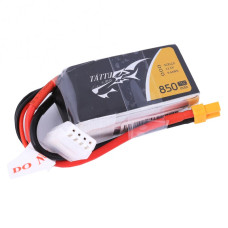 Tattu 850mah 11.1v 3S1P 75C Lipo Battery with XT60 Plug 59x30x24mm 85g SRP $39.93 Tattu 850mah 11.1v 3S1P 75C Lipo Battery with XT60 Plug 59x30x24mm 85g SRP $39.93