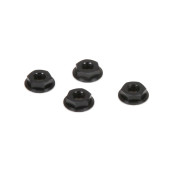 M4 Aluminum Serrated Nuts, Low Profile, Black (4) SRP $19.96