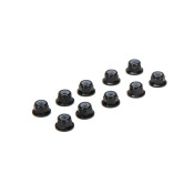 M3 Flanged Aluminum Lock Nuts, Black (10) SRP $22.11