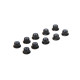 M3 Flanged Aluminum Lock Nuts, Black (10) SRP $22.11