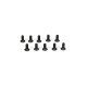 Flathead Screws, M3 x 8mm (10)