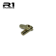 R1 Wurks - Gold 5mm X 14mm Low Profile Bullet Plugs SRP $14.91