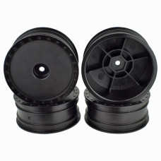 Borrego Wheels for Associated B6 / Kyosho RB6 / Front / BLACK / 4Pcs 2.2in SRP $33.26