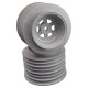 Gambler Rear Wheels with 12mm Hex / AE -TLR-Losi 22S Sprint / SILVER (4 PC) 1.7/2.2in SRP $49.44