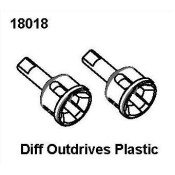 Diff Outdrives Plastic, RCPRO 1/18 MT Diff Outdrives Plastic, RCPRO 1/18 MT