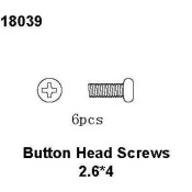 Button Head Screws 2.6*4, RCPRO 1/18 MT