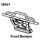 Front Bumper, RCPRO 1/18 MT Front Bumper, RCPRO 1/18 MT