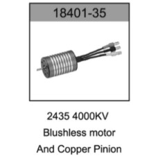 2435 4000KV Brushless Motor & Copper Pinion by HO Speed SRP $83.99