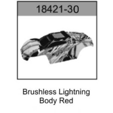 Body Brushless Hurricane 4WD Truggy Red by HO Speed Body Brushless Hurricane 4WD Truggy Red by HO Speed