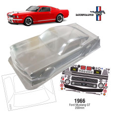 1/10 1966 Ford Mustang GT 200mm Wide, WB 258mm VTA SRP $79.25 1/10 1966 Ford Mustang GT 200mm Wide, WB 258mm VTA SRP $79.25