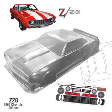 1/10 1969 Z28 Cheveolet 200mm Wide, WB258mm VTA SRP $79.25