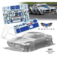 1/10 1971 Pontiac Firebird 200mm Wide, WB 258mm with Firebird Decal Sheet VTA SRP $79.25