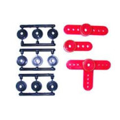 Universal Servo Horn (Red) suit Fut. JR, Hitec Universal Servo Horn (Red) suit Fut. JR, Hitec