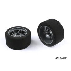 1/8 Foam Tyre Rim 37MM Front 35 Shore Carbon (2) Italy by ArrowMax SRP $66.4 1/8 Foam Tyre Rim 37MM Front 35 Shore Carbon (2) Italy by ArrowMax SRP $66.4