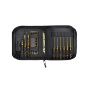 AM Toolset For 1/10 Offroad (13pcs) With Tools Bag Black Golden (AM-199446)